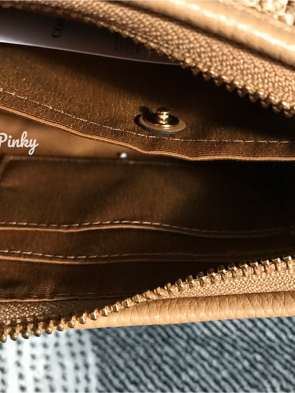 COACH Teri Shoulder Bag With Charm CEC43 straw/Im/Toast NEW RELEASE WITH TAGS!! - Picture 7 of 8